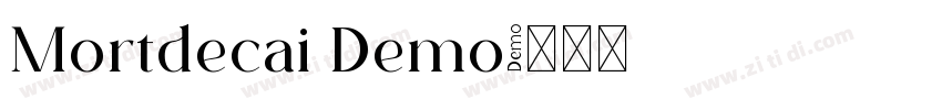 Mortdecai Demo字体转换